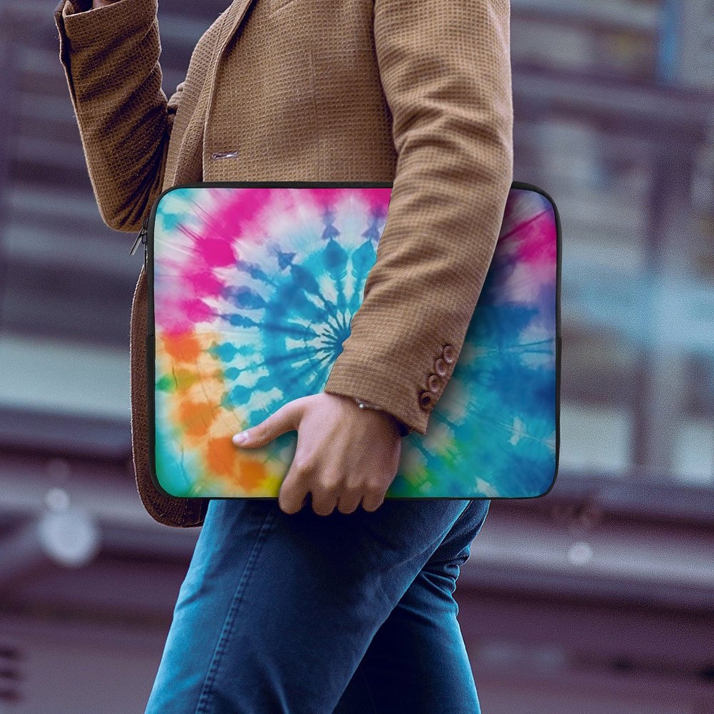 Laptop Sleeve Multi Size 2Khowvfx2022_tie-dye_texture_685ac739-ddae-4714-8d04-a498f6de1448-tile--standard-scale-6_00x