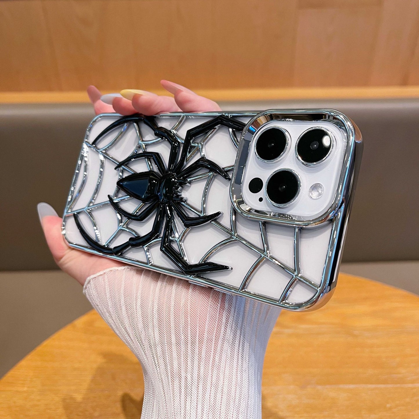 3D Spider iPhone Case for iPhone 13/14/15/16 | Gift for Leo & Scorpio