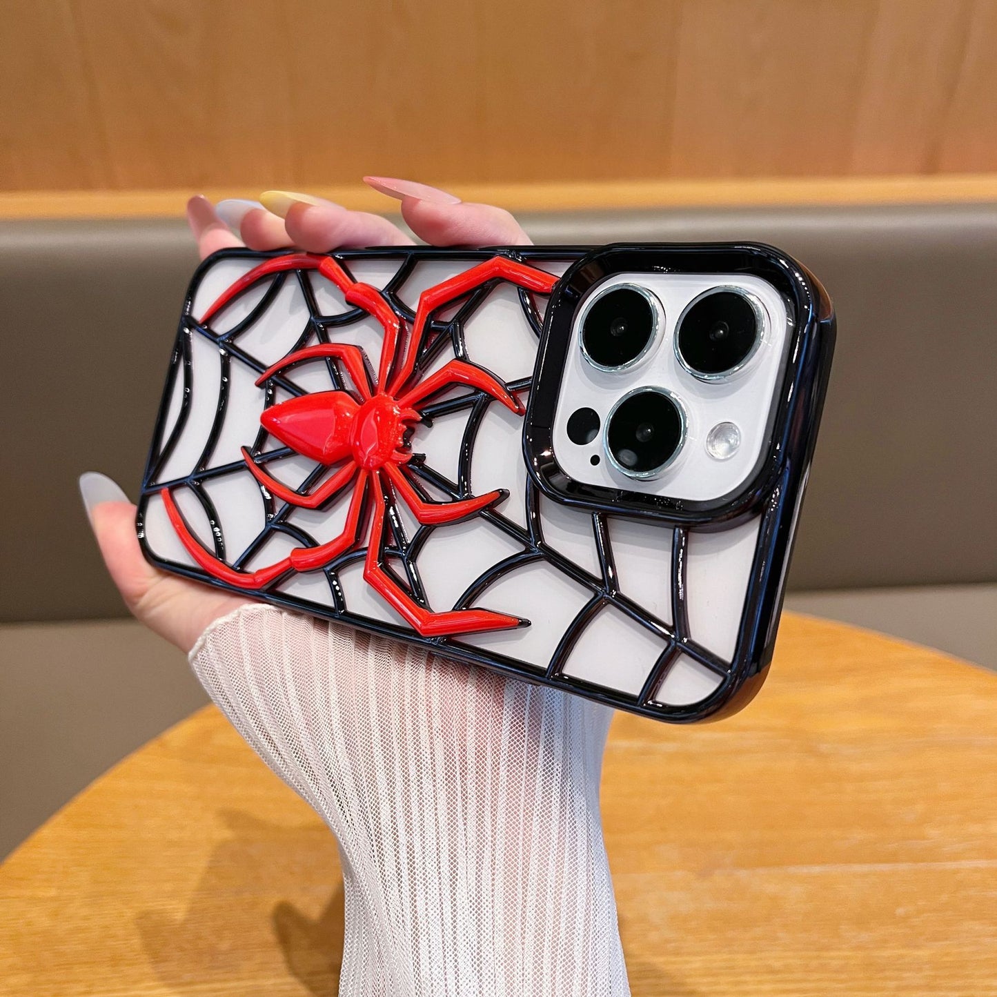 3D Spider iPhone Case for iPhone 13/14/15/16 | Gift for Leo & Scorpio