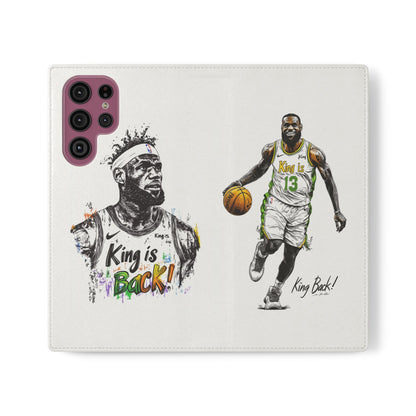 Phone Case, NBA LeBron James King is Back Phone Cover, Durable Case, Gift for Him, Athletic Accessories, Basketball Fans, Sports Phone Case,