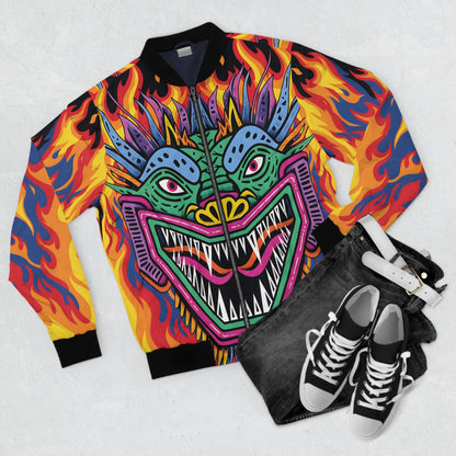 Fire Dragon Bomber Jacket