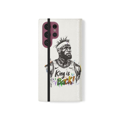 Phone Case, NBA LeBron James King is Back Phone Cover, Durable Case, Gift for Him, Athletic Accessories, Basketball Fans, Sports Phone Case,