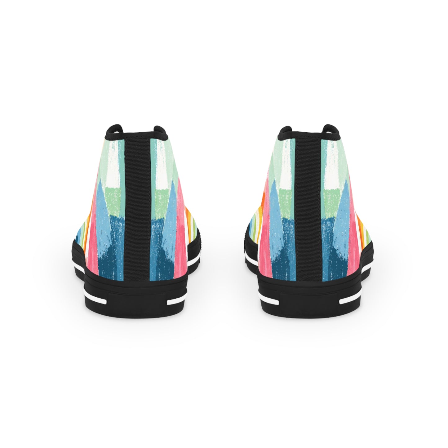 Rainbow canvas shoes |Colorful High Top Sneakers, Vibrant Rainbow Sneakers for Men, Trendy Unisex Footwear, Casual Everyday Shoes, Perfect for Festivals, [...]