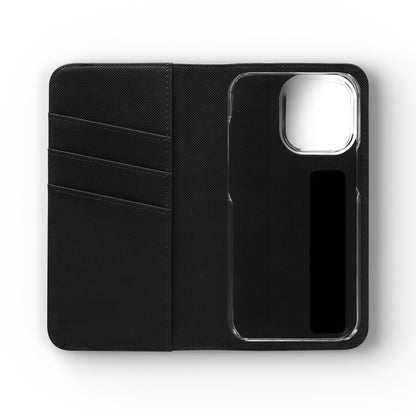 Phone Wallet Flip Case, Lazy Time Girl Design, Stylish Smartphone Case -iPhone case & Samsung Galaxy case, Gift for Her, Phone Accessory