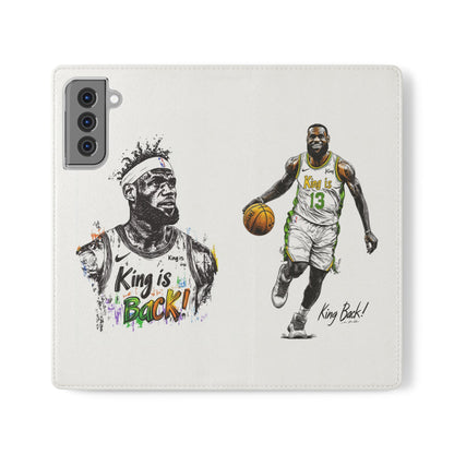 Phone Case, NBA LeBron James King is Back Phone Cover, Durable Case, Gift for Him, Athletic Accessories, Basketball Fans, Sports Phone Case,