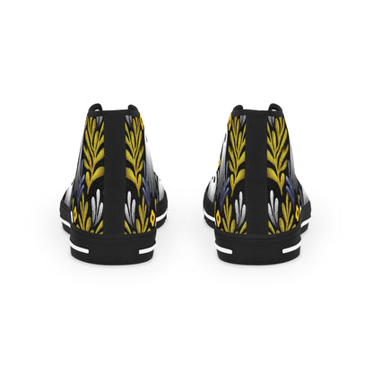 Unique Gift for Halloween, Ghost Canvas Sneakers High Tops｜Halloween Gift for Libra & Pisces