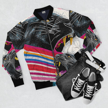 Men's Bomber Jacket - Panther Bomber Jacket