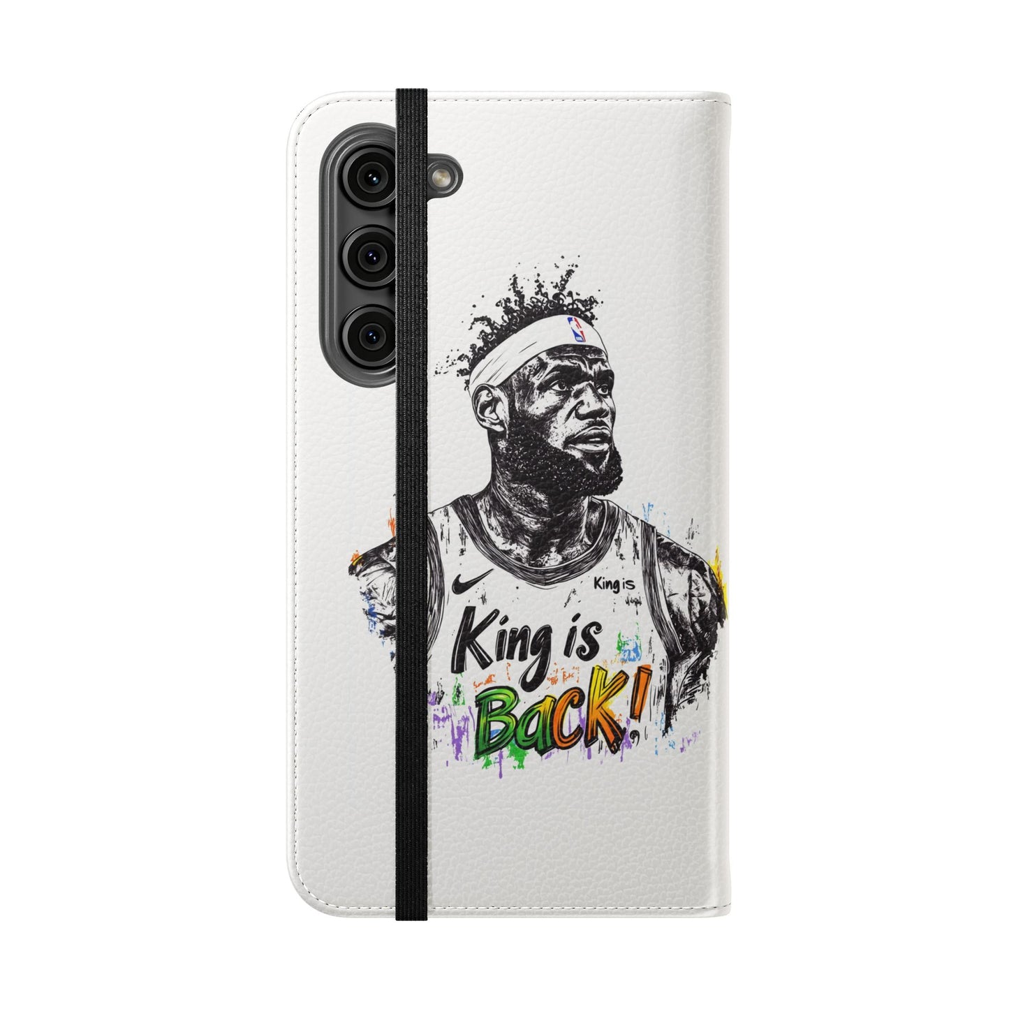 Phone Case, NBA LeBron James King is Back Phone Cover, Durable Case, Gift for Him, Athletic Accessories, Basketball Fans, Sports Phone Case,