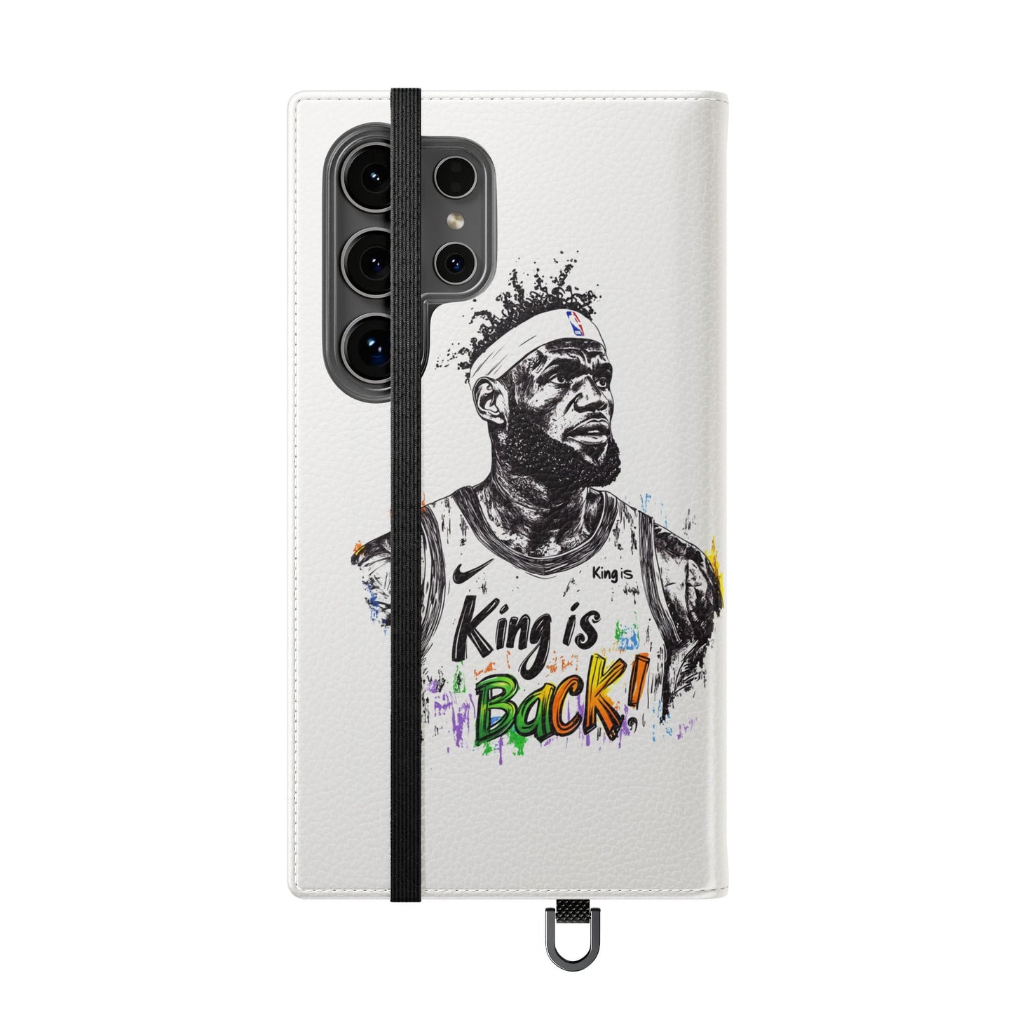 Phone Case, NBA LeBron James King is Back Phone Cover, Durable Case, Gift for Him, Athletic Accessories, Basketball Fans, Sports Phone Case,
