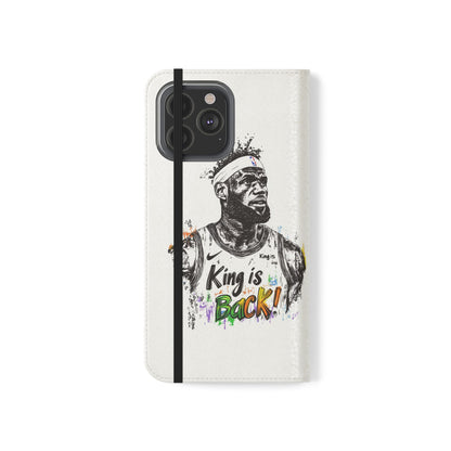 Phone Case, NBA LeBron James King is Back Phone Cover, Durable Case, Gift for Him, Athletic Accessories, Basketball Fans, Sports Phone Case,
