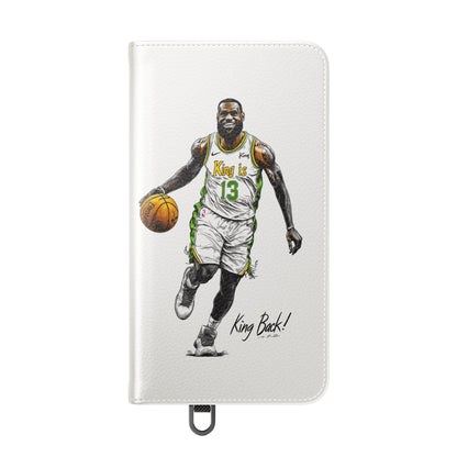 Phone Case, NBA LeBron James King is Back Phone Cover, Durable Case, Gift for Him, Athletic Accessories, Basketball Fans, Sports Phone Case,
