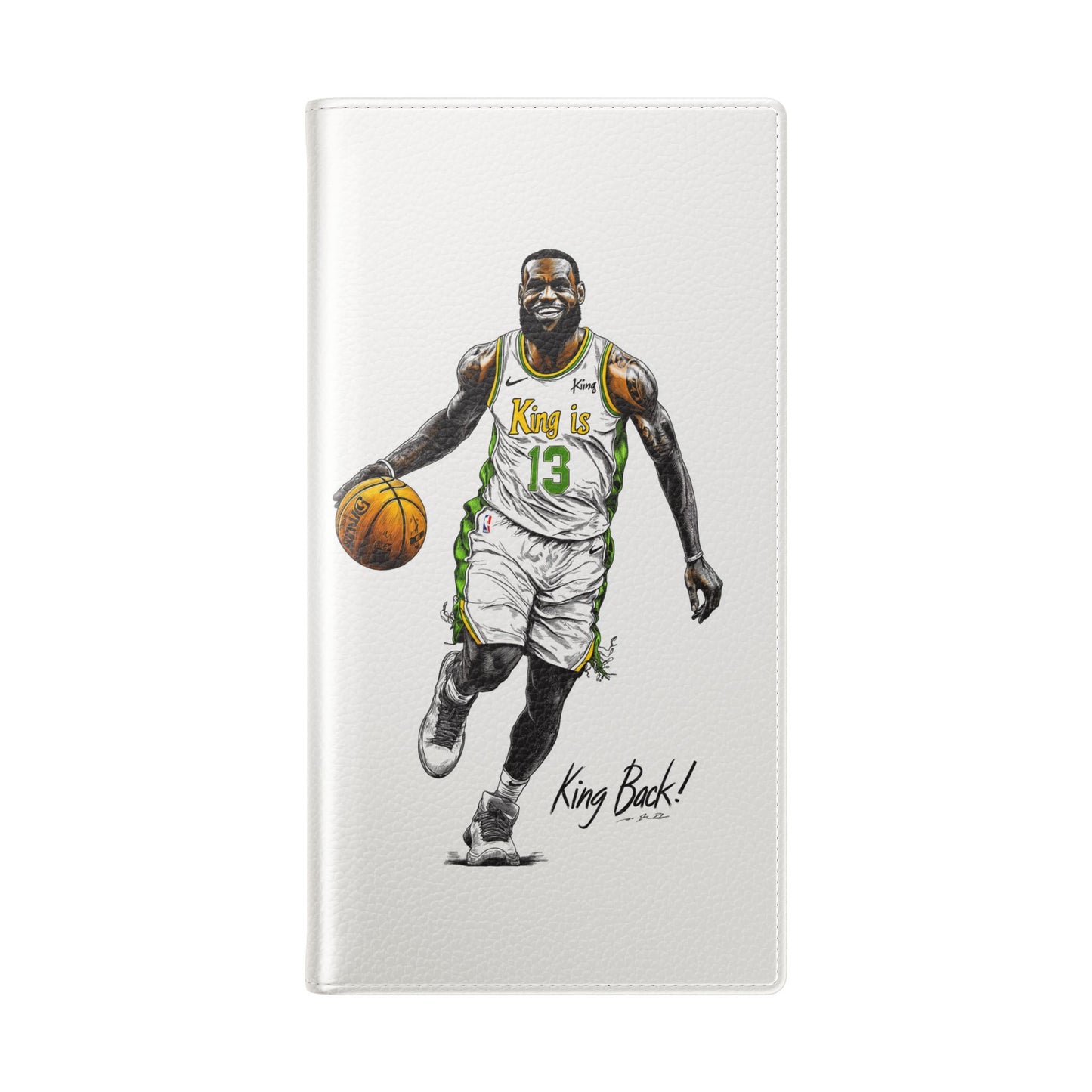 Phone Case, NBA LeBron James King is Back Phone Cover, Durable Case, Gift for Him, Athletic Accessories, Basketball Fans, Sports Phone Case,