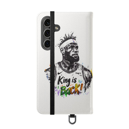 Phone Case, NBA LeBron James King is Back Phone Cover, Durable Case, Gift for Him, Athletic Accessories, Basketball Fans, Sports Phone Case,