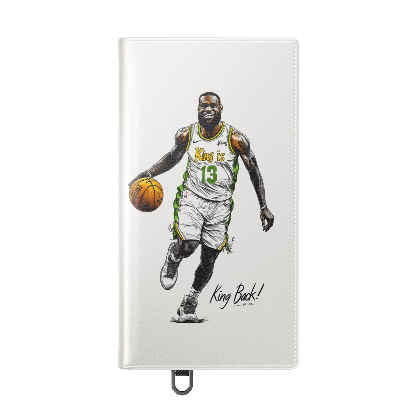 Phone Case, NBA LeBron James King is Back Phone Cover, Durable Case, Gift for Him, Athletic Accessories, Basketball Fans, Sports Phone Case,