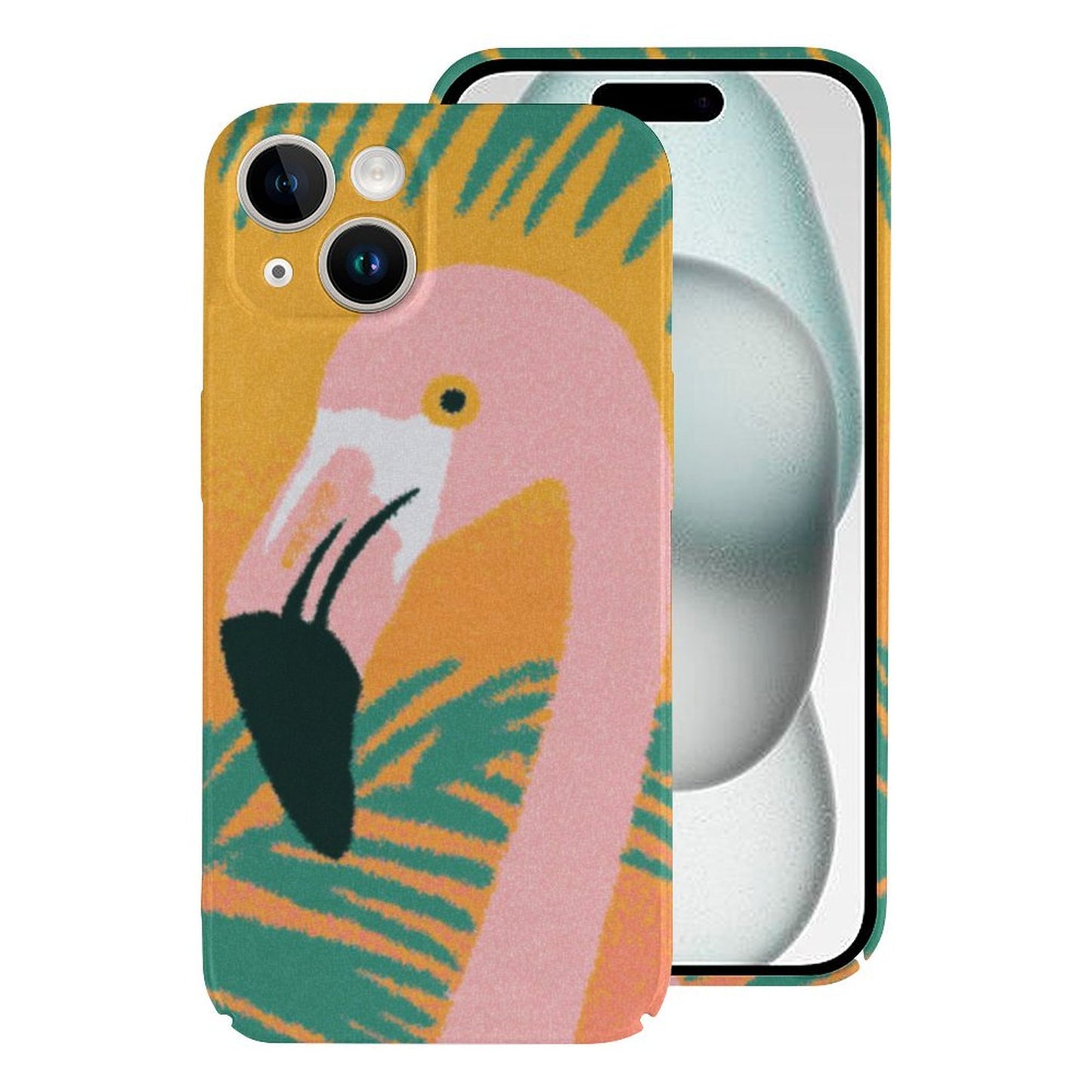Tropical Flamingo iPhone 15 Case | Gift for Leo & Pisces