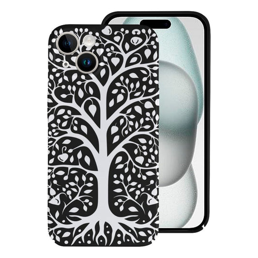 Minimalist Tree of Life iPhone 13/14/15 Case – Gift for Capricorn & Virgo