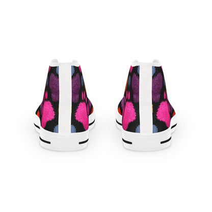 Colorful Paw Prints Sneakers
