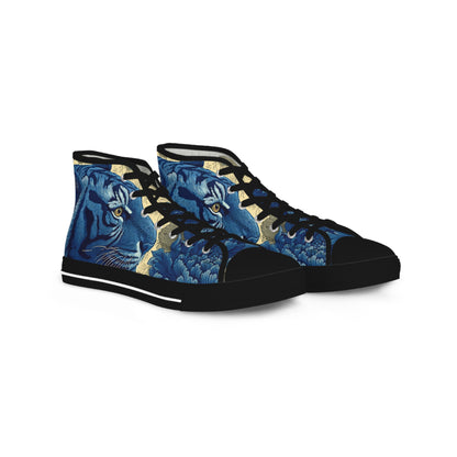 Tiger Sneakers|Faux-Embroidery Print Tiger Sneakers