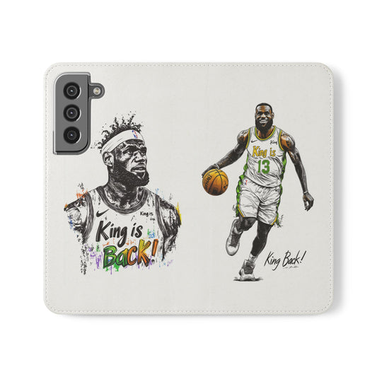 Phone Case, NBA LeBron James King is Back Phone Cover, Durable Case, Gift for Him, Athletic Accessories, Basketball Fans, Sports Phone Case,