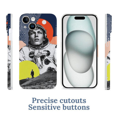 Astronaut Illustration iPhone 15 Case｜Gift for Leo & Sagittarius