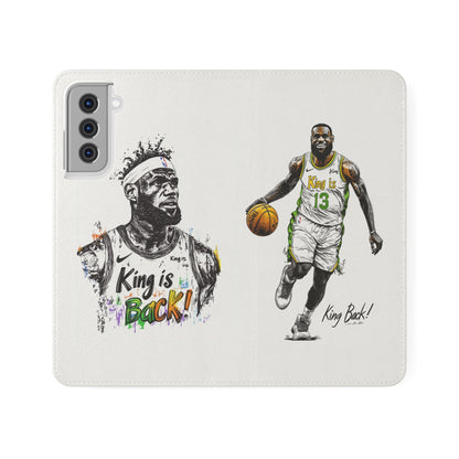Phone Case, NBA LeBron James King is Back Phone Cover, Durable Case, Gift for Him, Athletic Accessories, Basketball Fans, Sports Phone Case,