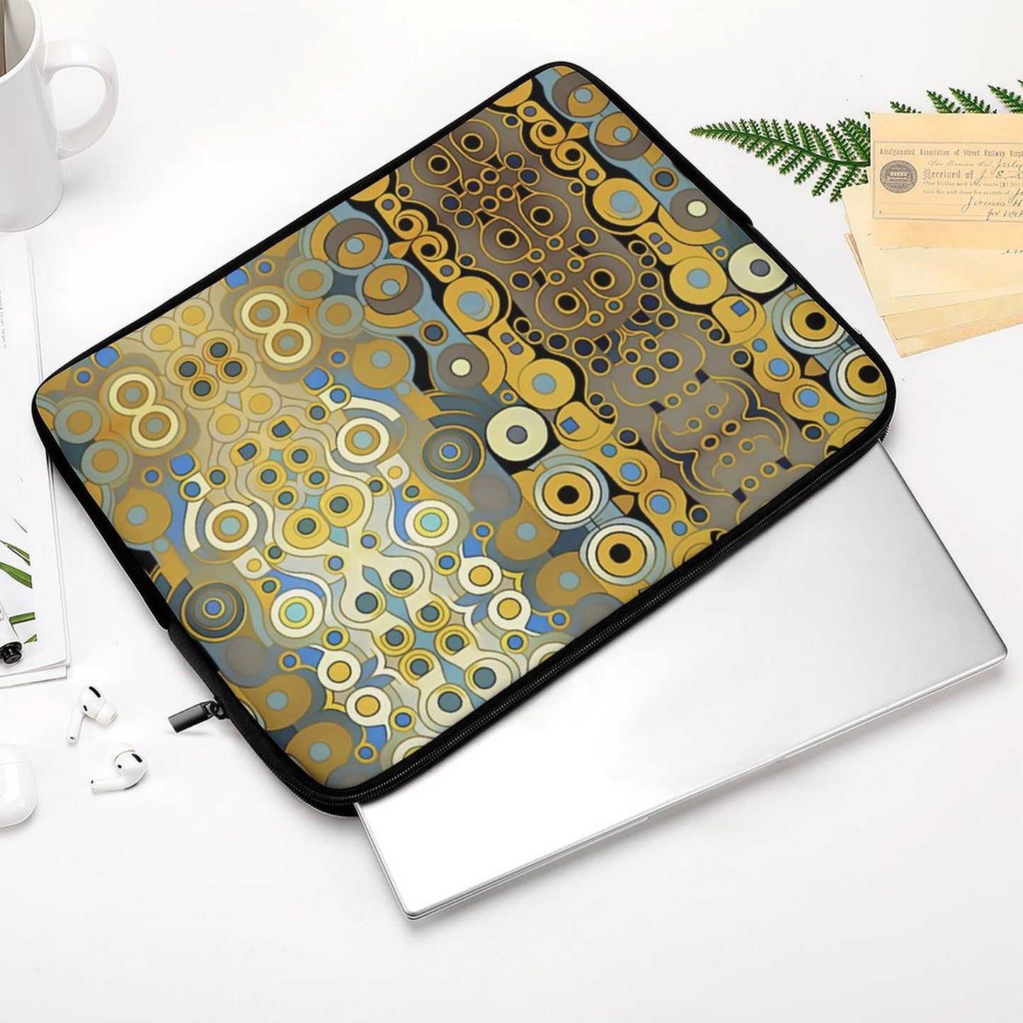 Laptop Sleeve  Multi Size Howvfx2022_abstract_pattern_2d_texture_flat_pattern_seamless_pa_afecb089-7231-4be2-9933-884b6656d33c