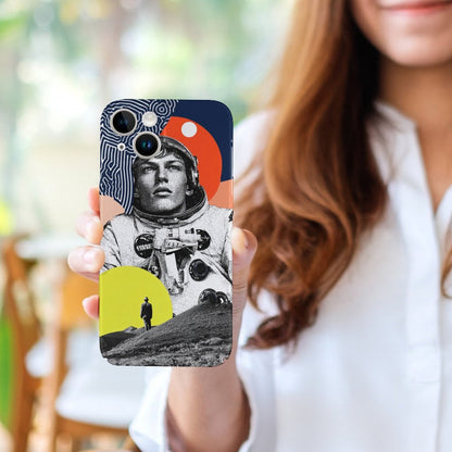 Astronaut Illustration iPhone 15 Case｜Gift for Leo & Sagittarius