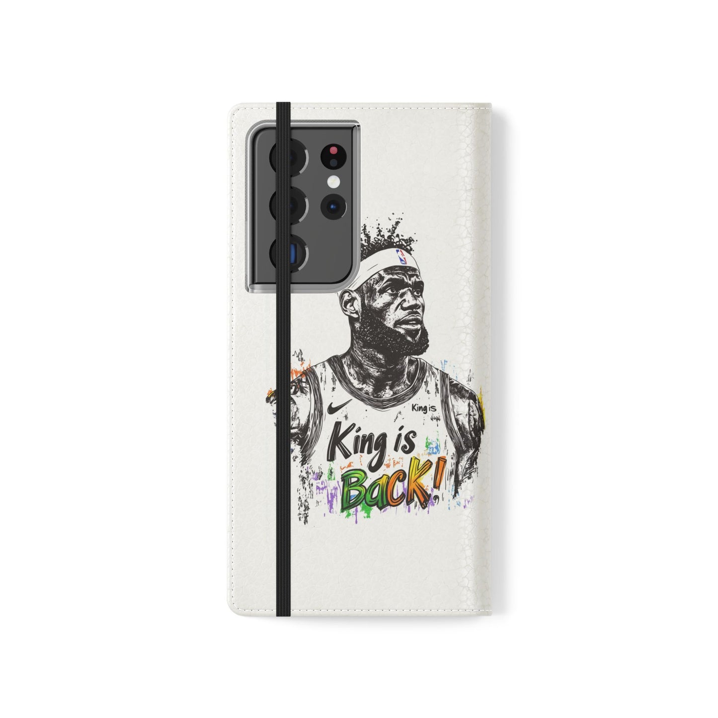 Phone Case, NBA LeBron James King is Back Phone Cover, Durable Case, Gift for Him, Athletic Accessories, Basketball Fans, Sports Phone Case,
