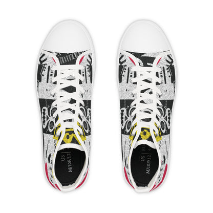 Guitar King Men's High Top Sneakers