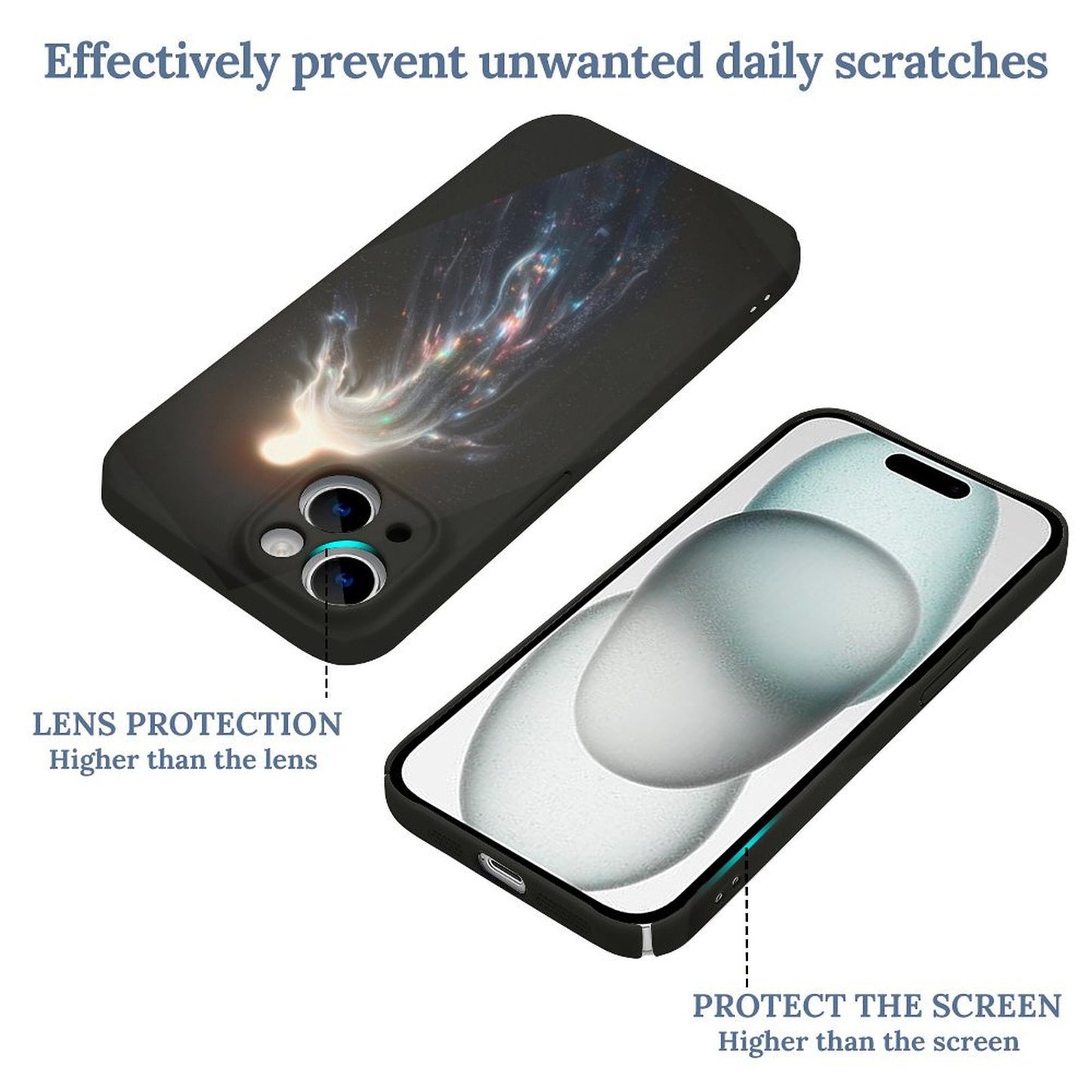 Starlight Spirit Flow iPhone 15 Case – Gift for Scorpio & Gemini