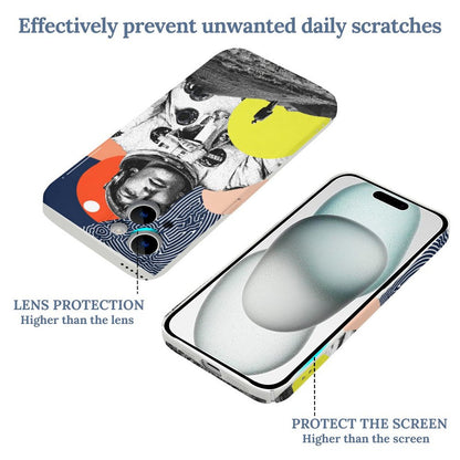 Astronaut Illustration iPhone 15 Case｜Gift for Leo & Sagittarius
