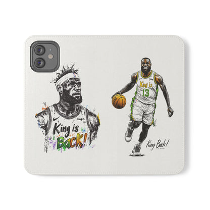 Phone Case, NBA LeBron James King is Back Phone Cover, Durable Case, Gift for Him, Athletic Accessories, Basketball Fans, Sports Phone Case,