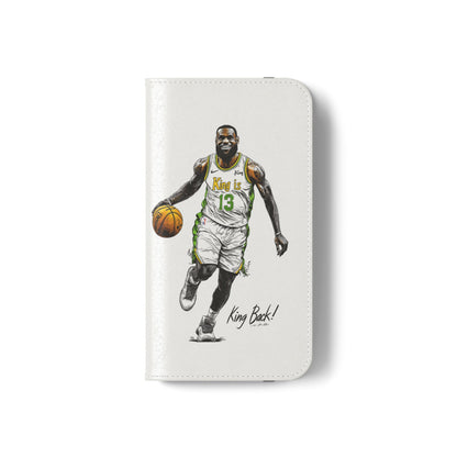 Phone Case, NBA LeBron James King is Back Phone Cover, Durable Case, Gift for Him, Athletic Accessories, Basketball Fans, Sports Phone Case,