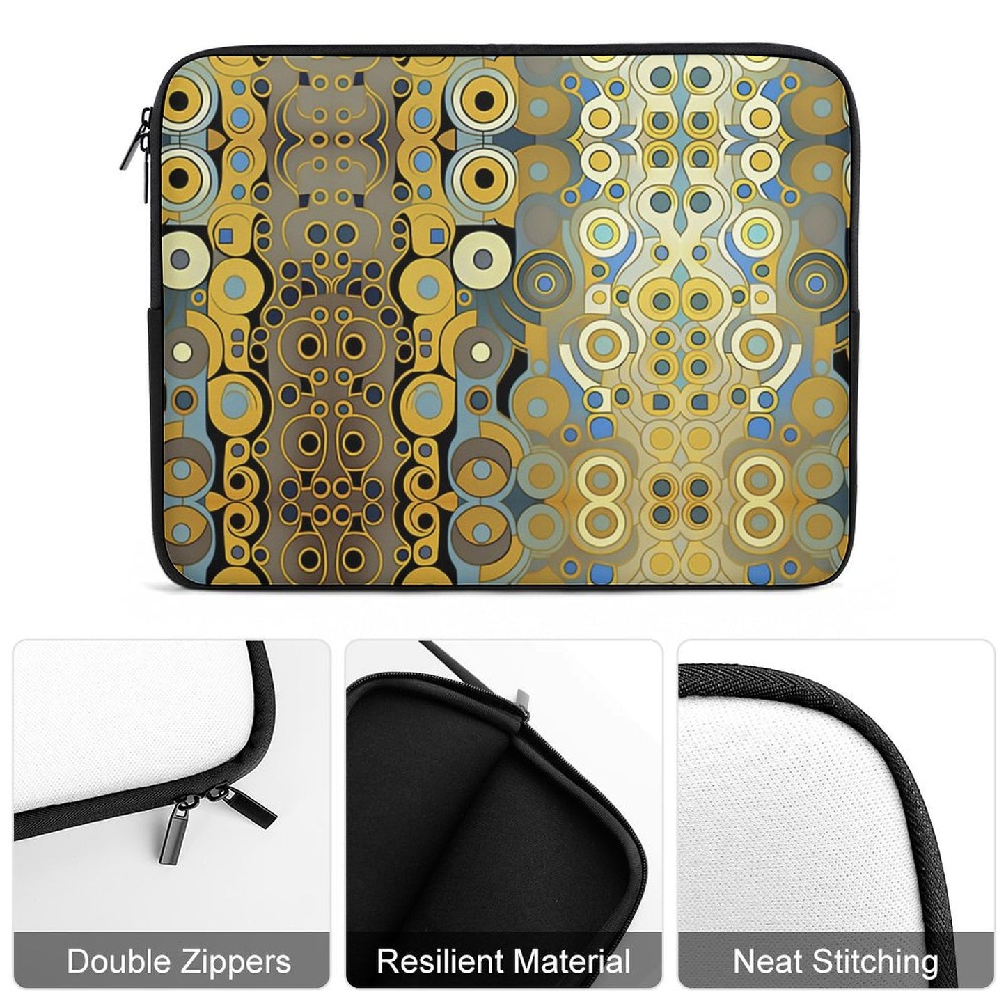 Laptop Sleeve  Multi Size Howvfx2022_abstract_pattern_2d_texture_flat_pattern_seamless_pa_afecb089-7231-4be2-9933-884b6656d33c