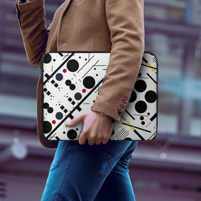 Minimalist Geometric Laptop Sleeve|Laptop Bag｜Gift for Aquarius & Gemini