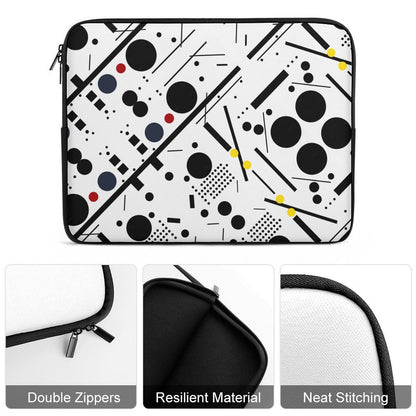 Minimalist Geometric Laptop Sleeve|Laptop Bag｜Gift for Aquarius & Gemini