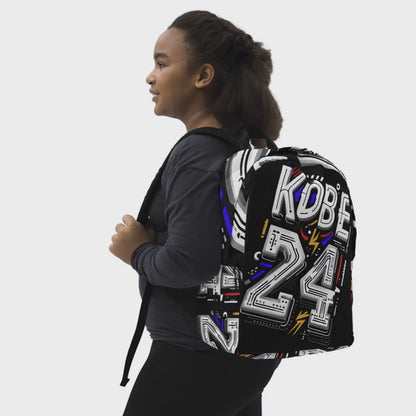 KOBE 24#  Backpack | KOBE 24 Stylish School Backpack｜Basketball Fan Must-Have｜Gift for Gemini & Sagittarius