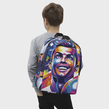 🎒Cristiano Ronaldo Backpack for back to school gitf｜Gift for Soccer Addicts