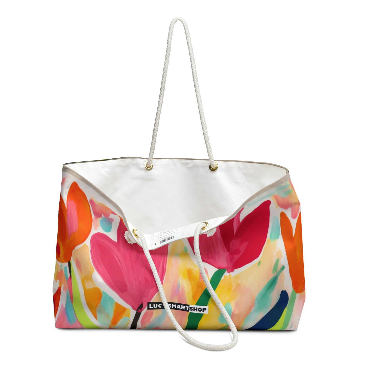 Tulips flower Tote Bag - Large capacity totte bag | Tulip Tote bag style #20230502